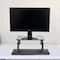 Mind Reader Black Adjustable Monitor Stand with Ventilated Metal Platform, 2ct.